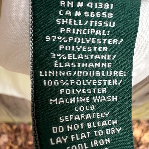 Lauren Ralph Lauren White Sleeveless Floral Women’s Shift Dress Sz 8 - Picture 12 of 14